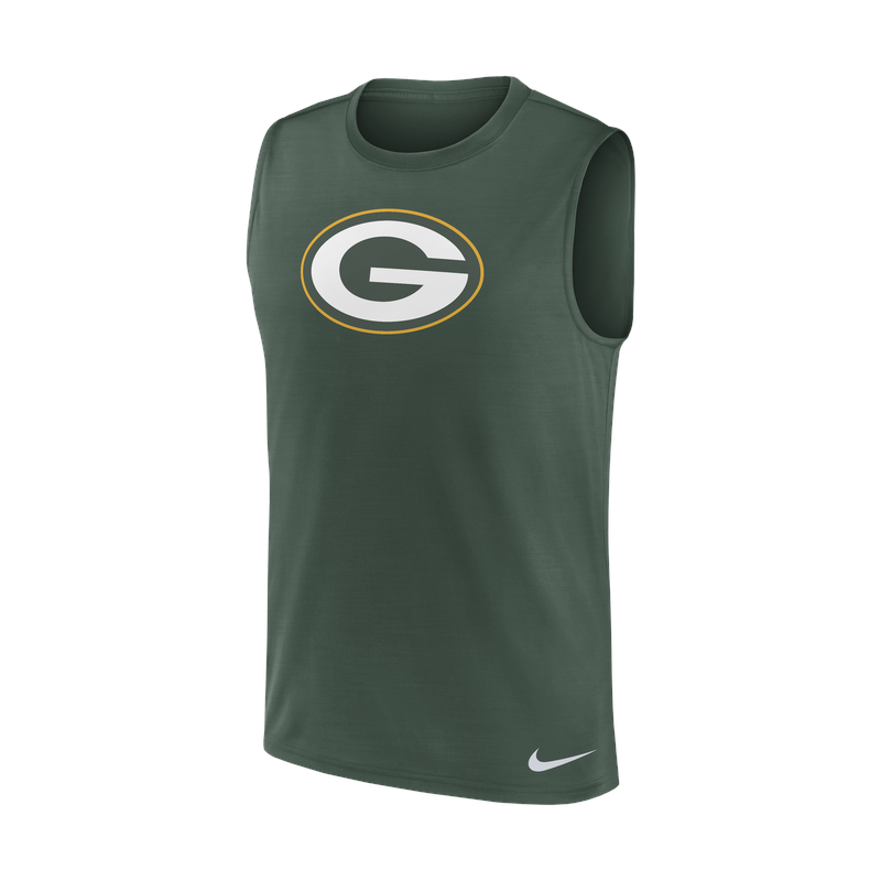 Nike NFL Men's Large Muscle Logo Tank Green Bay Packers