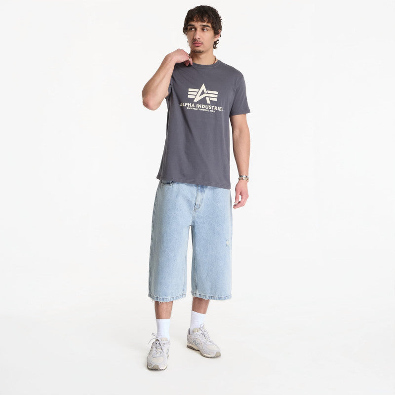 Alpha Industries Basic T-Shirt Grey Black