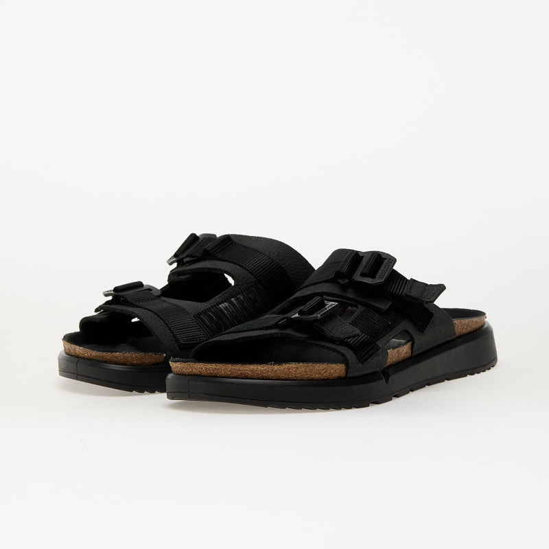 Birkenstock Shinjuku 2 Strap Natural Leather/Textile Black