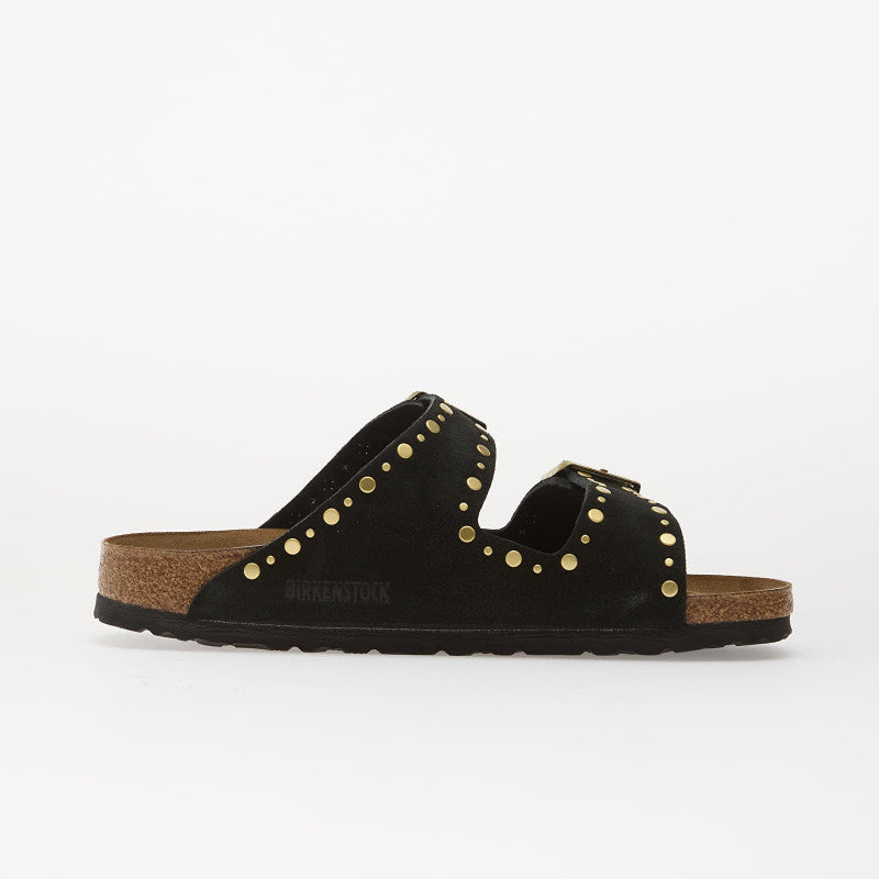 Birkenstock Arizona Rivets Suede Leather Women Black