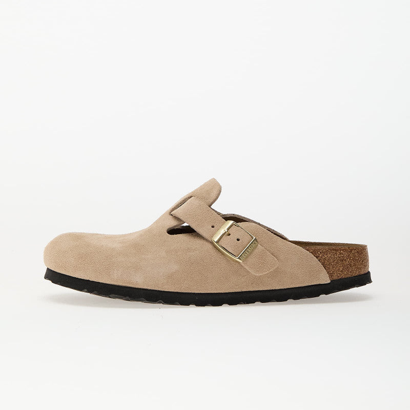 Birkenstock Boston BS Suede Leather Sandcastle