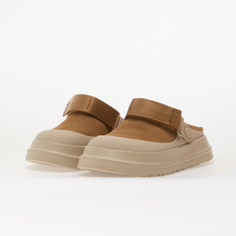 UGG Wmns Goldenglow Suede Clog Chestnut
