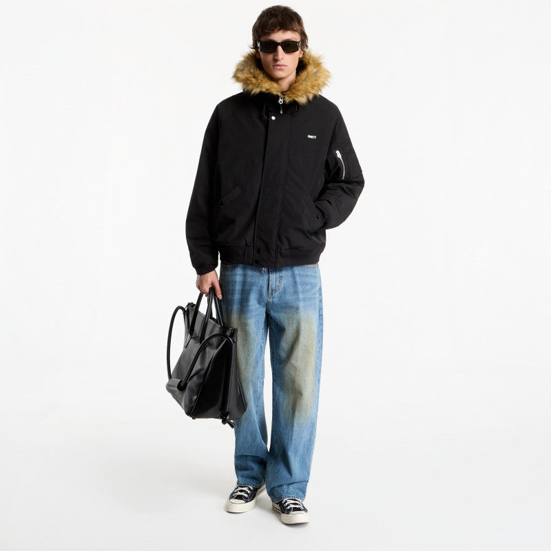 Obey N-2B Short Parka Black