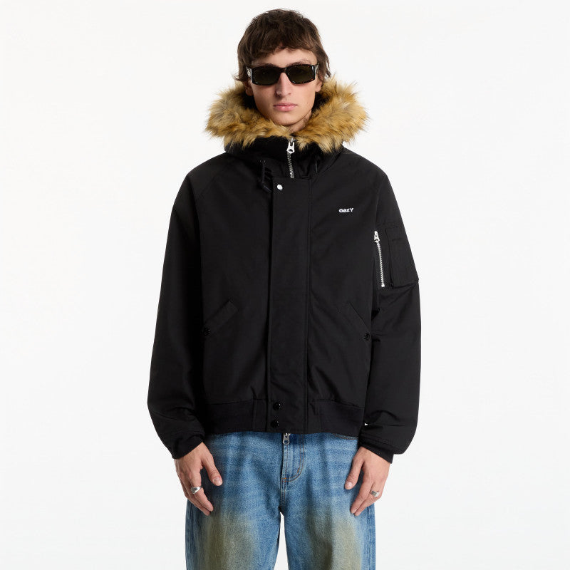 Obey N-2B Short Parka Black