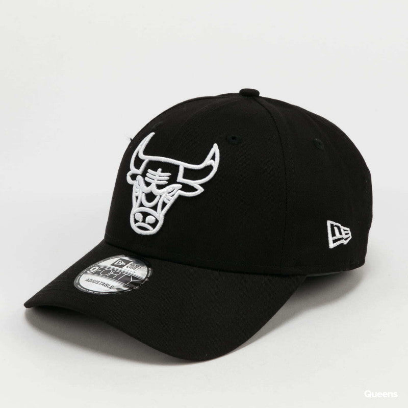 New Era 940 NBA Essential Outline Chicago Bulls Black