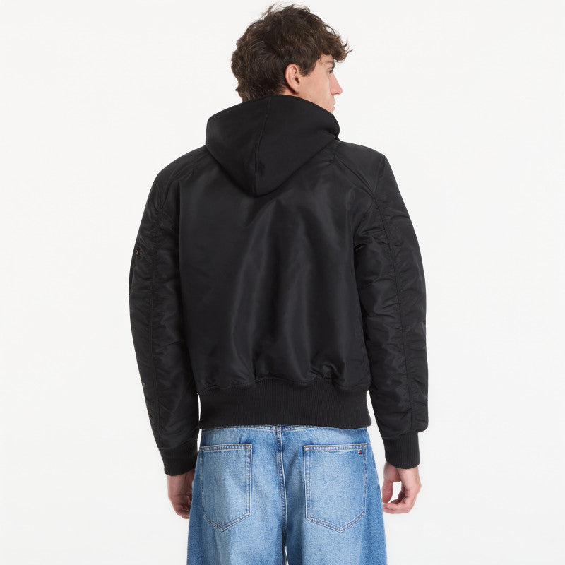 Alpha Industries MA-1 D-Tec Sleeve Embroidery Black/ Black