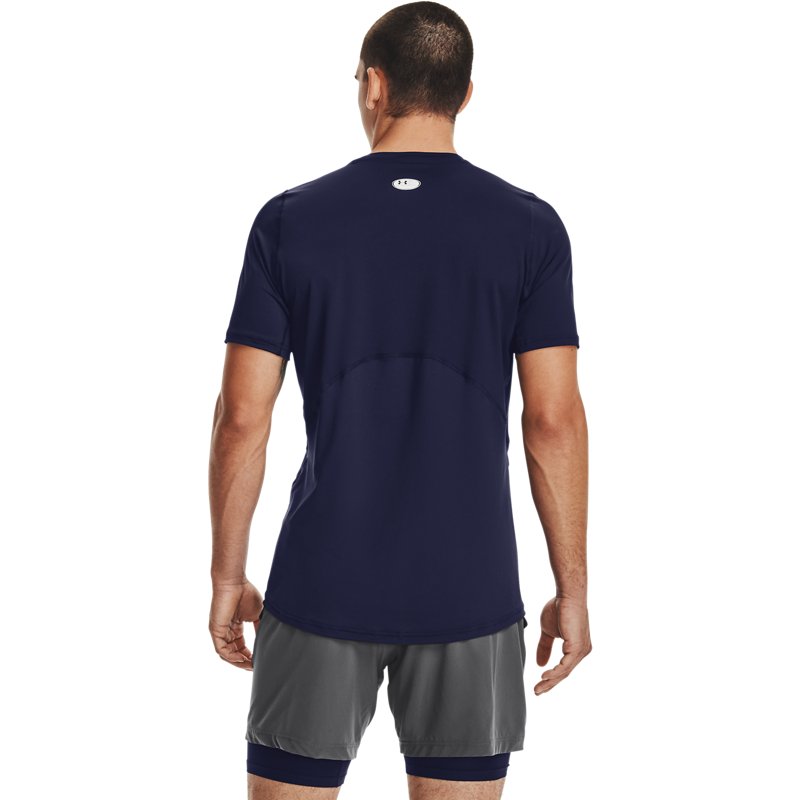 Under Armour Hg Armour Fitted Ss Midnight Navy