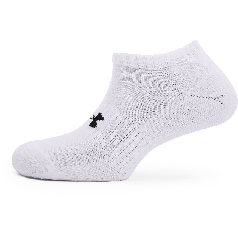 Under Armour 3Pack Core No Show Socks bílé