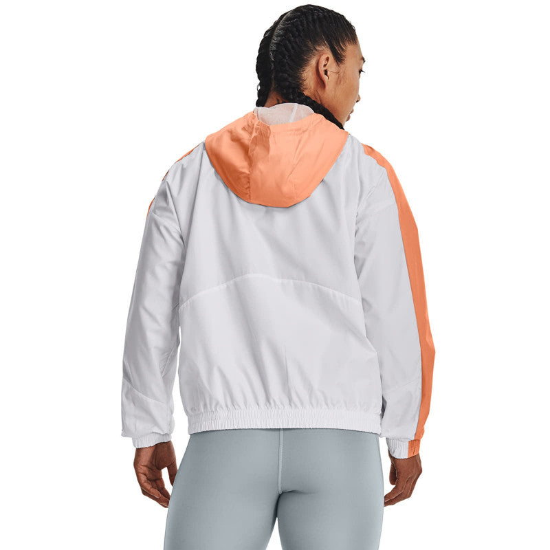 Under Armour Rush Woven Fz Jacket White