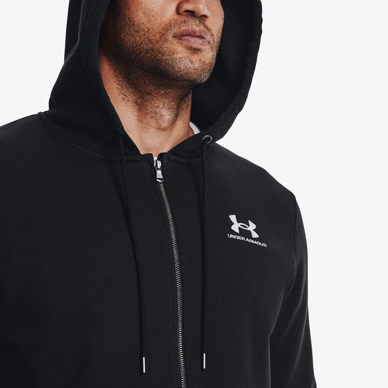 Under Armour Essential Fleece Fz Hood Black