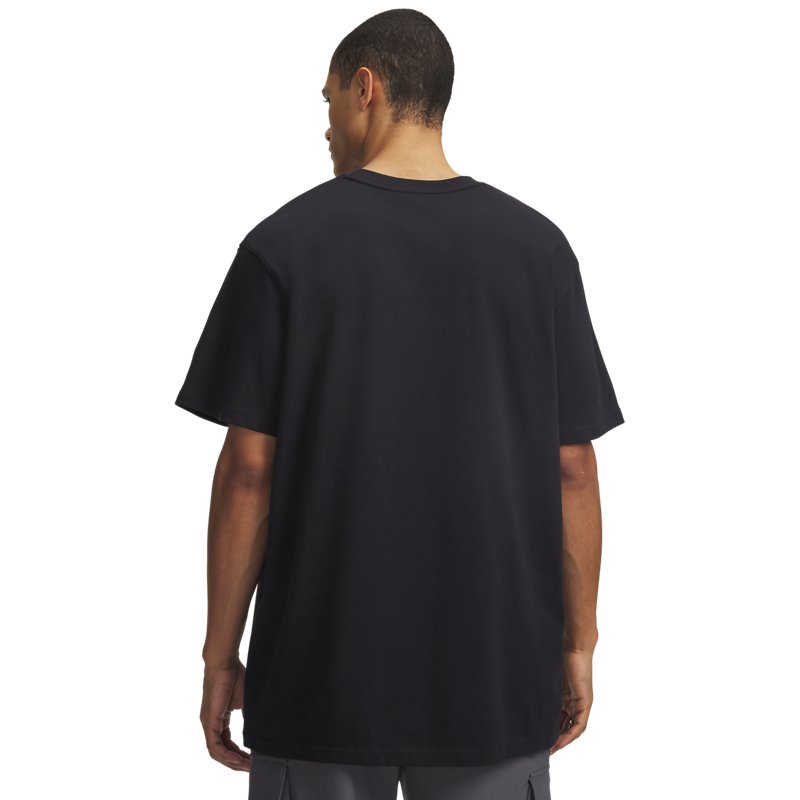 Under Armour Logo Emb Heavyweight Ss Black/ White