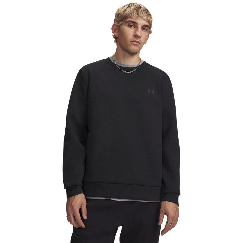 Under Armour Unstoppable Fleece Crewneck Sweatshirt Black