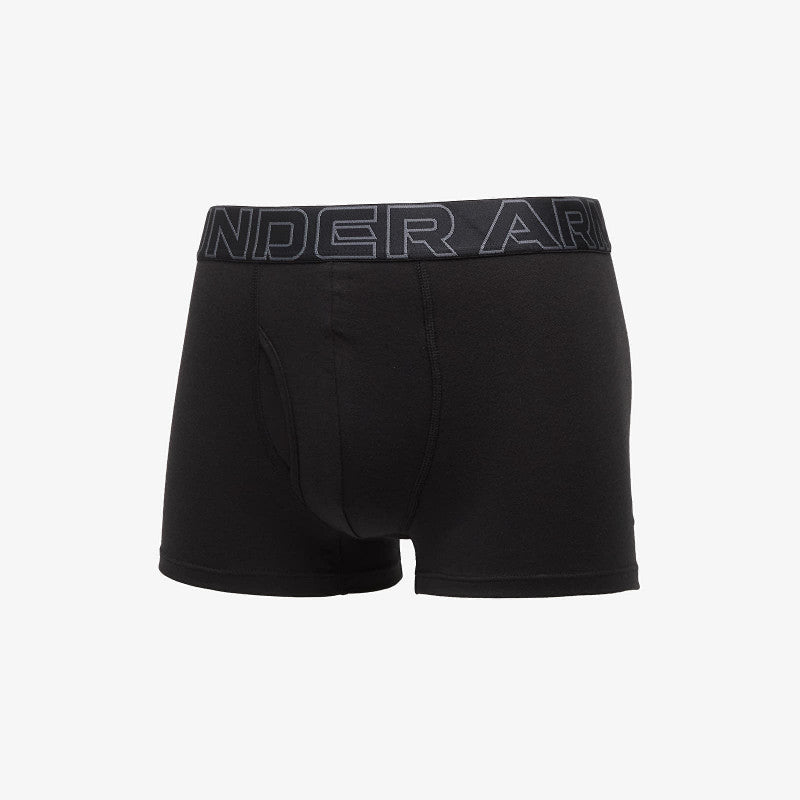 Bokserki Under Armour Performance Cotton Print 3in 3-Pack Black
