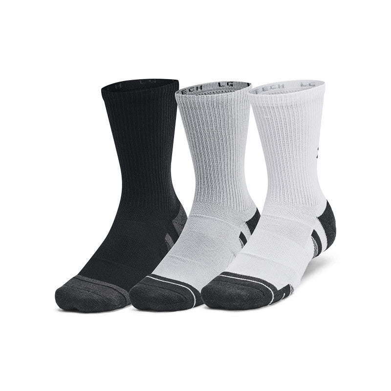 Under Armour Under Armour Perf Tech 6-Pack Crew Mod Gray/ Mod Gray/ Jet Gray
