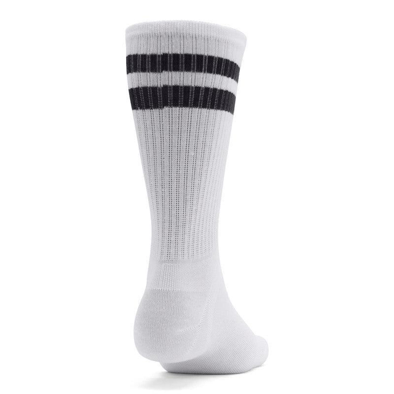Under Armour Essential 6-Pack Crew White/ White/ Black