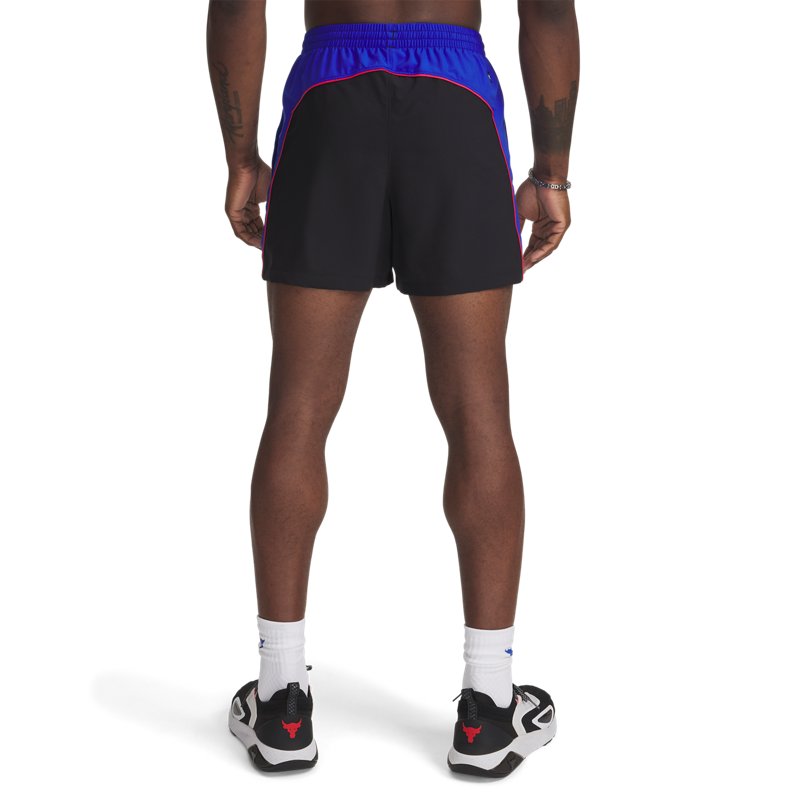 Under Armour Project Rock Colorblock Woven Short Black