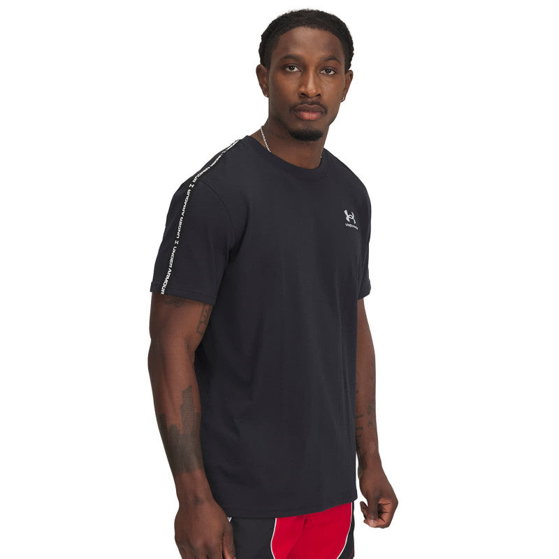 Under Armour Icon HWT Tee Taping Black/ White