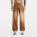 Jeansy Obey Boxcar Straight Leg Denim Archive Brown