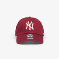 47 Brand MLB Clean Up New York Yankees Cap Burgundy