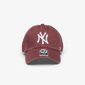 47 Brand MLB Clean Up New York Yankees Cap Dark Red