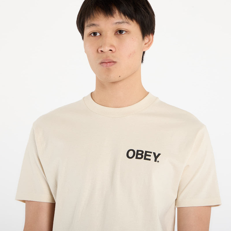 OBEY Doberman Classic T-Shirt Cream