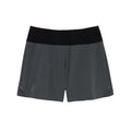 On 5" Running Shorts Lead/ Black
