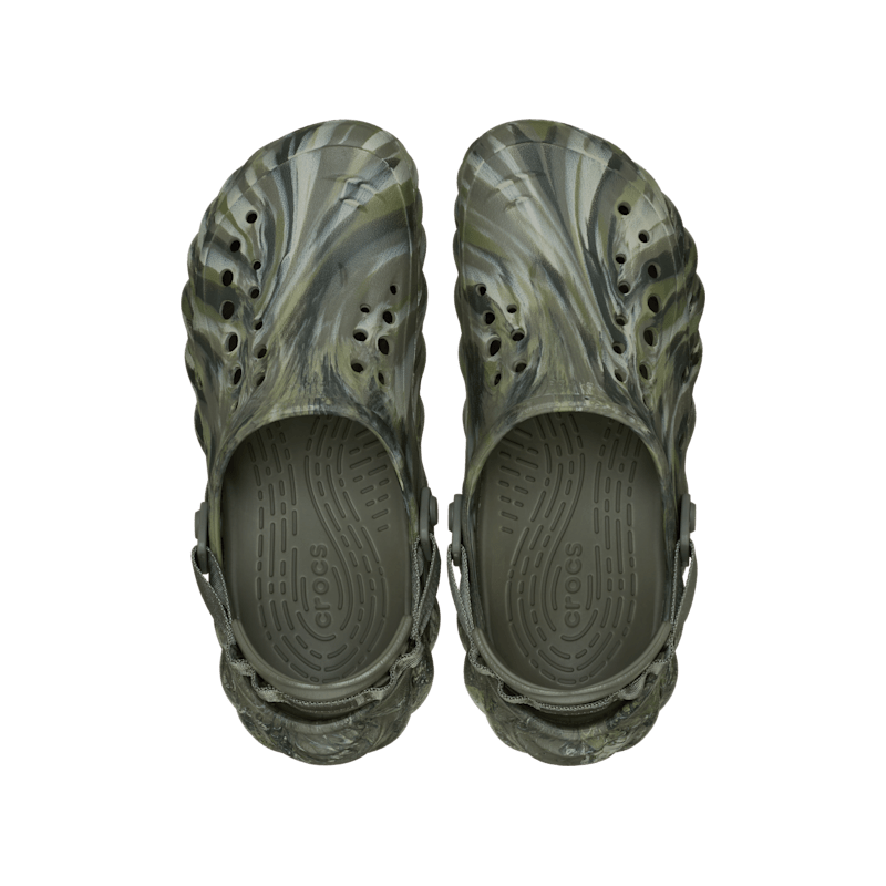 Crocs Echo Marbled Clog Dusty Olive/ Multi