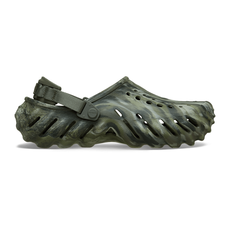 Crocs Echo Marbled Clog Dusty Olive/ Multi