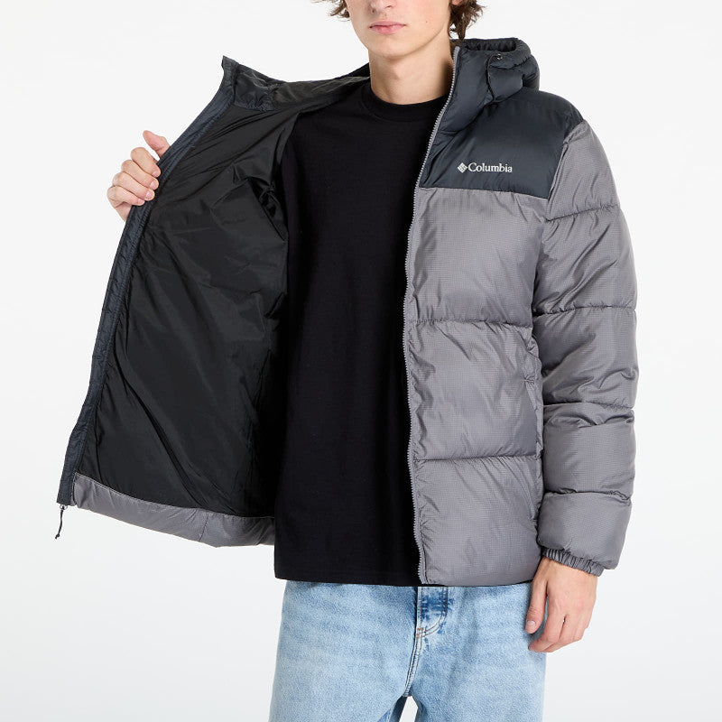 Columbia Puffect™ II Hooded Jacket City Grey/ Black