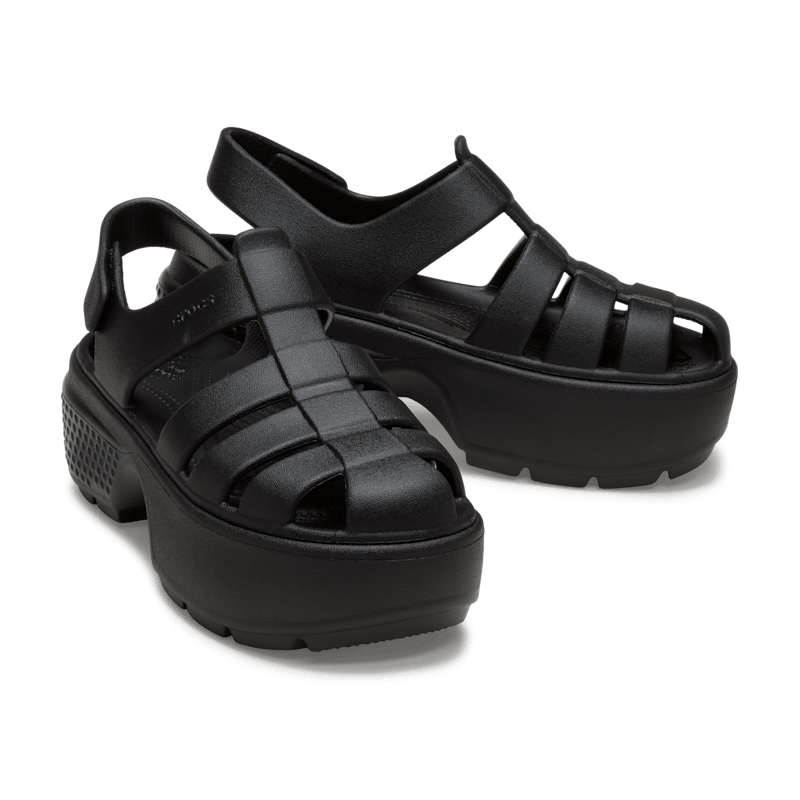 Crocs Stomp Fisherman Sandal Black