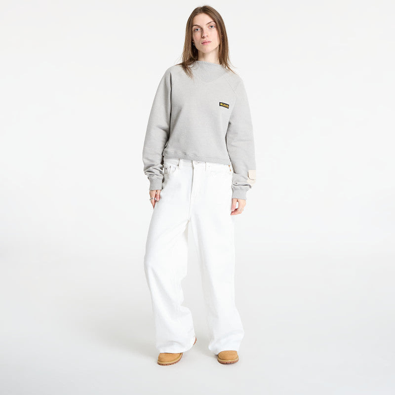 Columbia High Cascades™ Crop French Terry LS Dark Stone