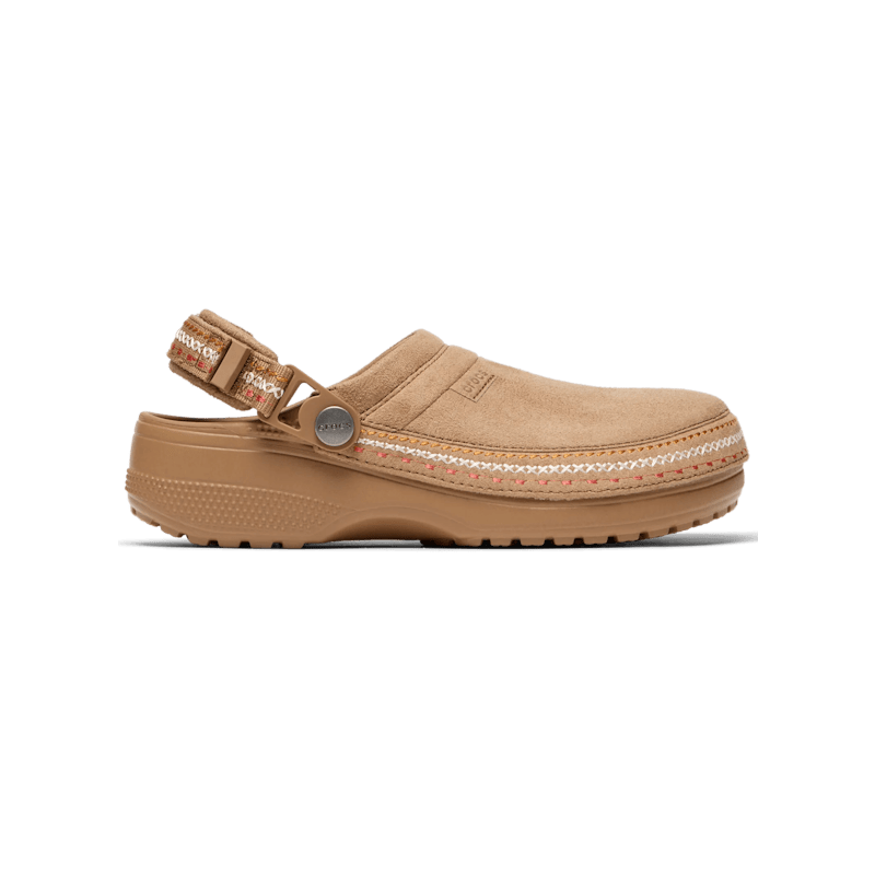 Crocs Classic Crafted Vegan Suede Stitch Sepia