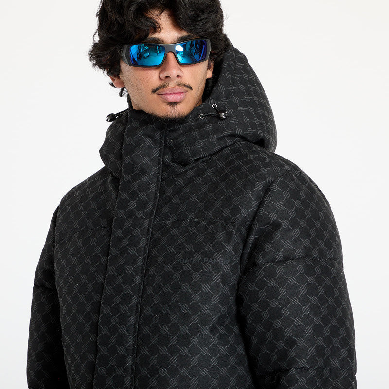 Daily Paper Oba Cotton Monogram Puffer Black