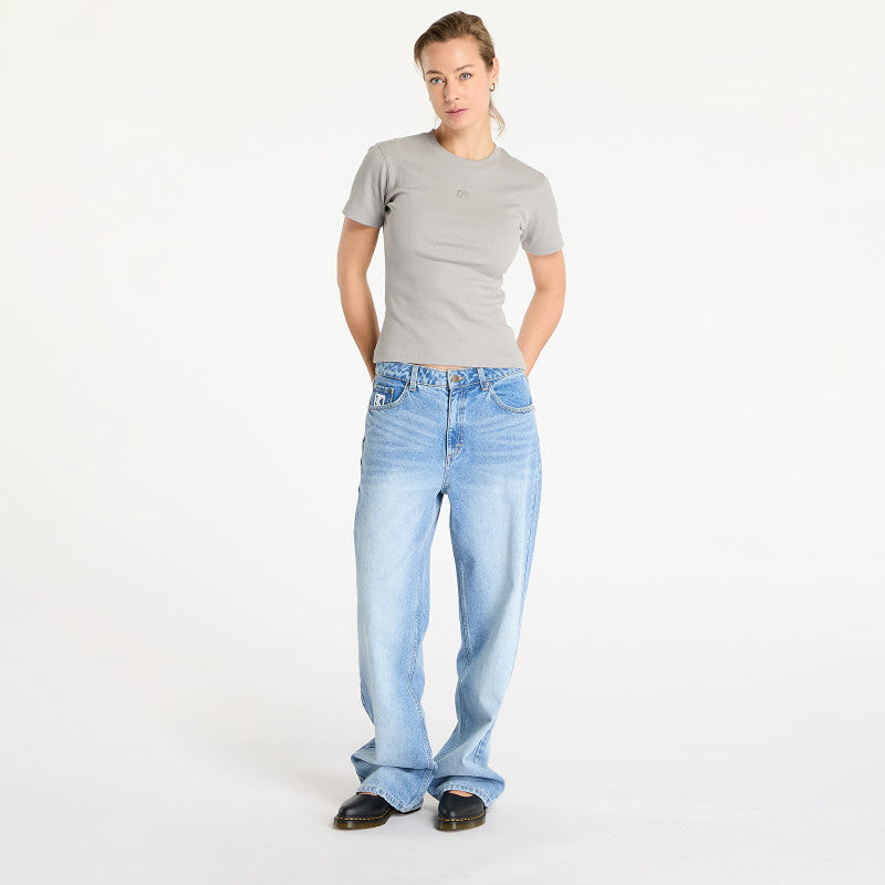 Daily Paper Unit Rib Fitted T-Shirt Wet Weather