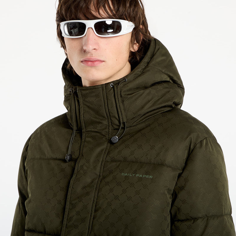 Daily Paper Monogram Puffer Jacket UNISEX Rosin Green