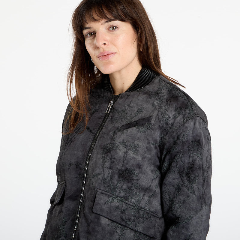 Desigual Fantasy Embroidered Bomber Jacket Black