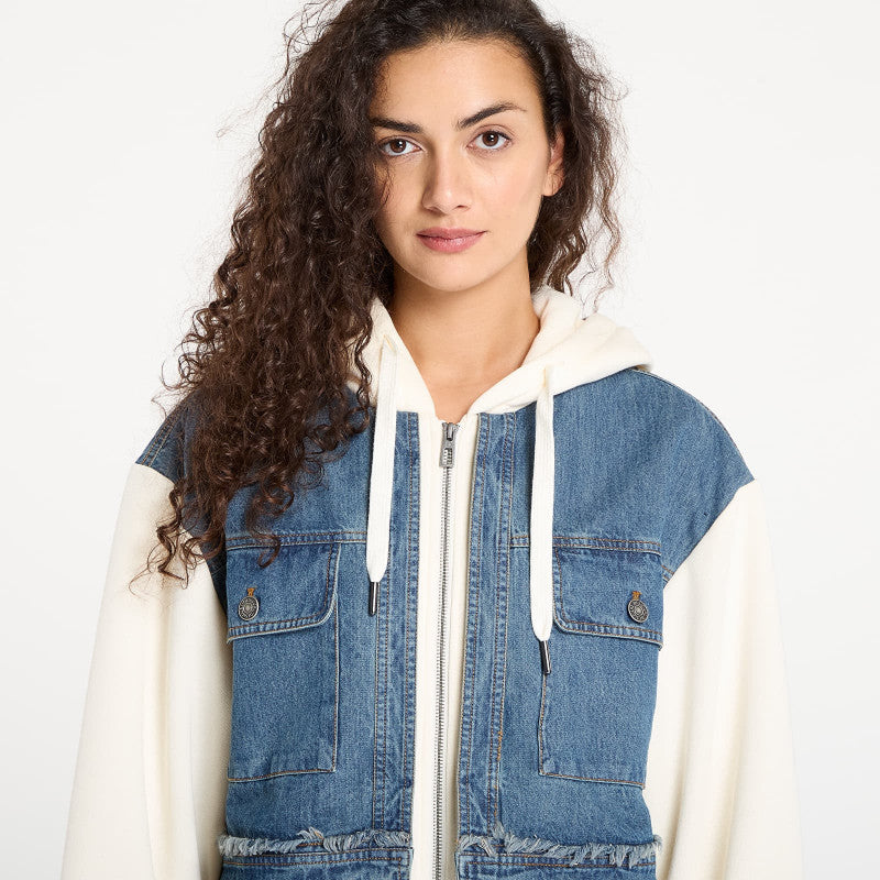 Desigual Trucker Jacket Cream