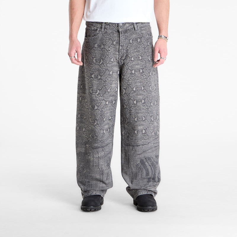 Jeansy Daily Paper Denim Snake Oversized Jeans Denim