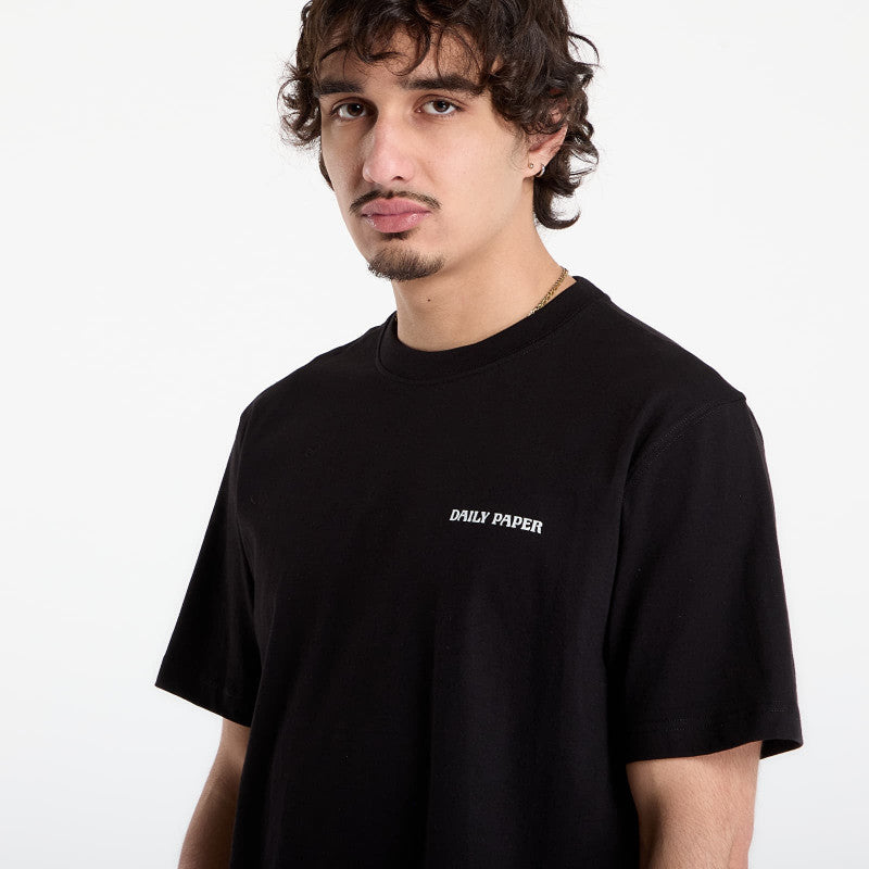 Daily Paper Chain Shield T-Shirt Black