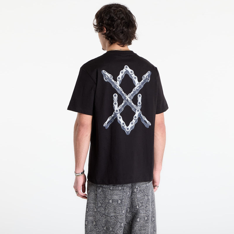 Daily Paper Chain Shield T-Shirt Black