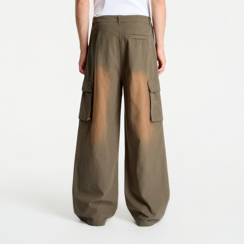 Daily Paper Washed Two Pocket Cargo Pants Army Green