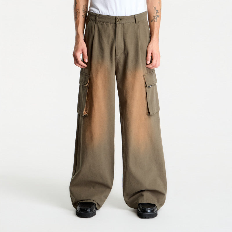 Daily Paper Washed Two Pocket Cargo Pants Army Green