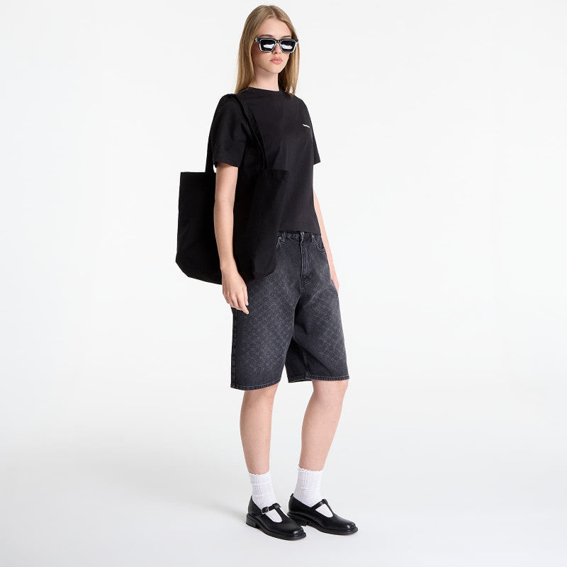 Daily Paper Laser Monogram Denim Shorts V2 Black