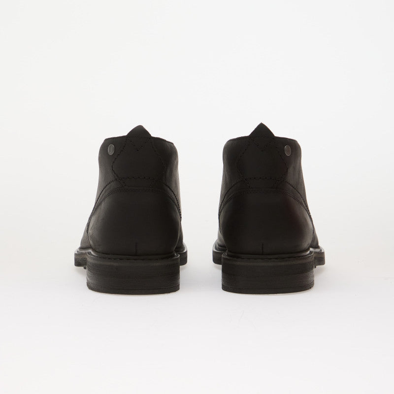 Clarks Newford Mid Black Leather