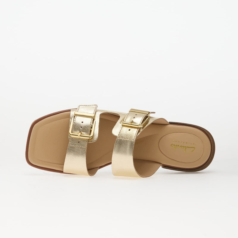 Clarks Ariany Bay Gold Leather