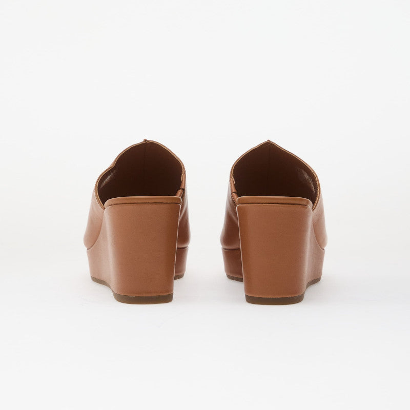 Clarks Sabina Mule Tan Leather