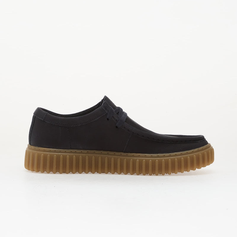 Clarks Torhill Lo Navy Leather