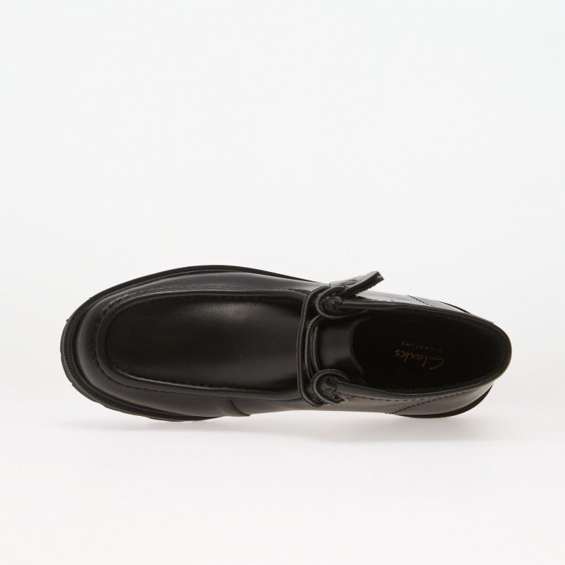 Clarks Cleyhill Top Leather Black
