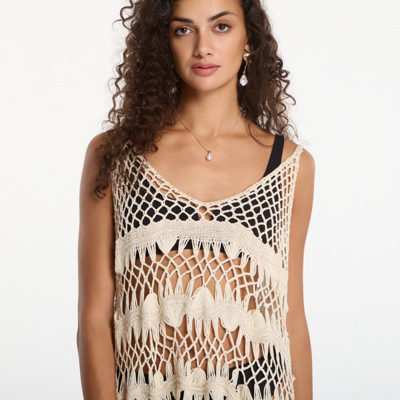 Sukienka Desigual Pareo Willow Beads White