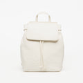 Desigual Back Half Logo Luena Mini Ecru Backpack White
